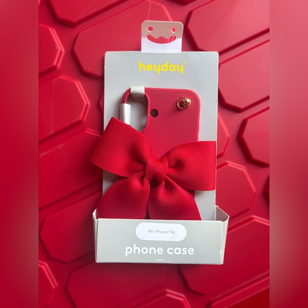 Heyday Bold Red iPhone 16 Case